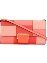 клатч в клетку Michael Michael Kors