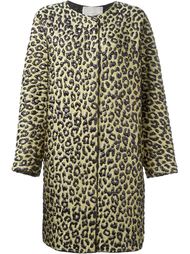 пальто с леопардовым принтом   Lanvin