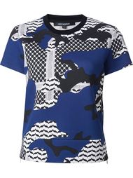 patterned camouflage T-shirt Neil Barrett
