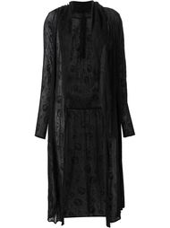 hooded midi coat  Forme D'expression