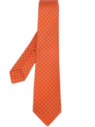 галстук с мелким узором Kiton