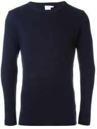 свитер с круглым вырезом   Sunspel