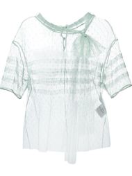 прозрачная блузка  Red Valentino