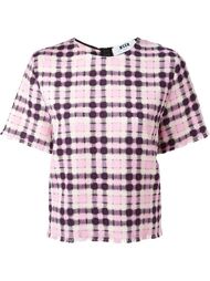 футболка в клетку  MSGM