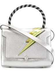 сумка через плечо с металлическим отблеском  Anya Hindmarch