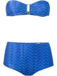 бикини с зигзагообразной вязкой Missoni