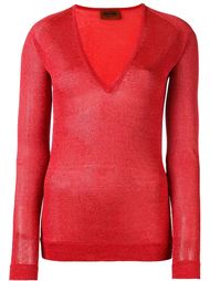 v-neck shimmer sweater Missoni