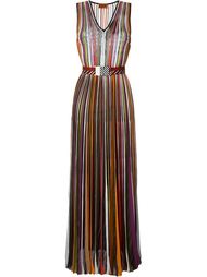 длинное фактурное платье Missoni