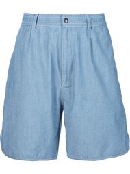 lightweight denim shorts Maison Kitsuné
