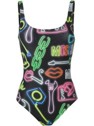 слитный купальник с принтом Moschino Swim