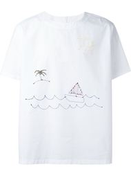 футболка с изображением пляжа Jimi Roos