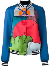 куртка-бомбер с вышивкой Mira Mikati