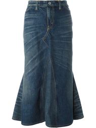 джинсовая юбка с подолом-годе Junya Watanabe Comme Des Garçons