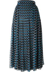 geometric print skirt Fendi
