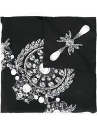 шарф с принтом драгоценностей Givenchy