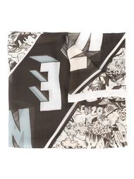 'Cartoon' scarf Kenzo