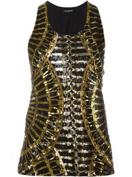 топ с пайетками Balmain