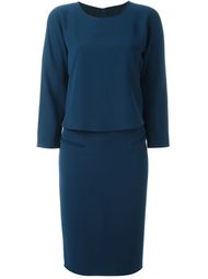 платье с карманами с листочкой Armani Collezioni