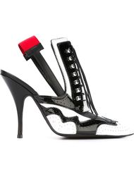туфли с красной вставкой сзади Givenchy