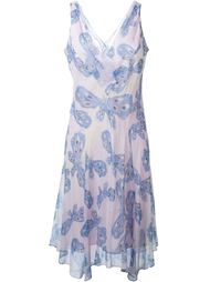 платье 'Papillon Ombre Periwinkle'  Diane Von Furstenberg