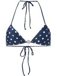 polka-dot triangle bikini top Stussy