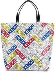 сумка-тоут с принтом-логотипом Kenzo