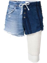 ribbed insert lounge shorts Greg Lauren