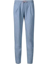 chambray baggy trousers Maison Kitsuné