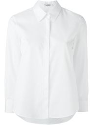 рубашка с потайной застежкой Jil Sander