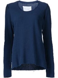 'Slouchy Crew' knitted blouse Greg Lauren