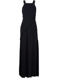 wrap detail pleated dress Mugler