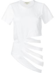 футболка с вырезными деталями Comme Des Garçons