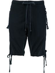 fleece tie-hem shorts Greg Lauren