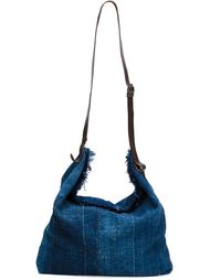 denim shoulder bag Greg Lauren