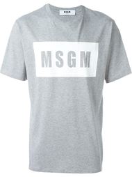 футболка с логотипом MSGM