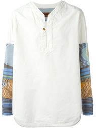 рубашка в стиле пэчворк  Missoni