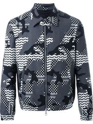 patterned camouflage shirt jacket Neil Barrett