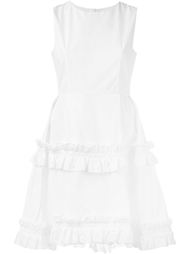 ruffled fit and flare dress Dondup
