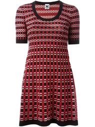 geometric intarsia knit dress M Missoni
