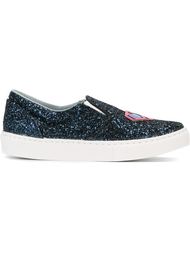 'CF signature' slip-on sneakers Chiara Ferragni