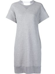 shortsleeved sweatshirt dress Sacai
