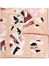 Fendi Roma print foulard Fendi
