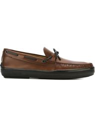 front tie boat shoes Tod's