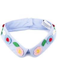 воротник с цветочной аппликацией Vivetta