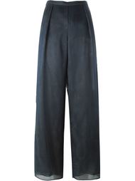 широкие брюки в рубчик Giorgio Armani