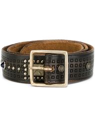 embossed studded belt Htc Hollywood Trading Company