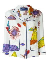 рубашка в пижамном стиле с принтом Emilio Pucci