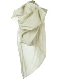 heavy organza waistcoat Rick Owens
