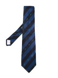 галстук в диагональную полоску Yves Saint Laurent Vintage
