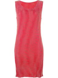 платье с оптическим узором в горох Issey Miyake Vintage